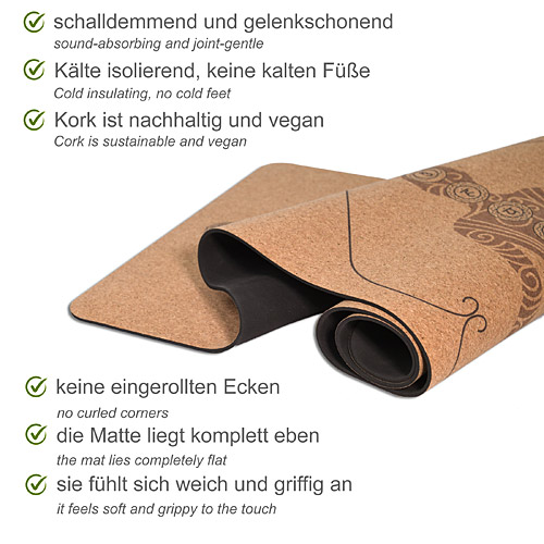 yogamatte-ausgerollt